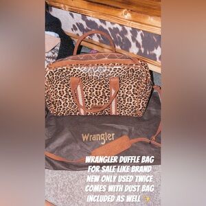 Wrangler duffle bag for sale ✨